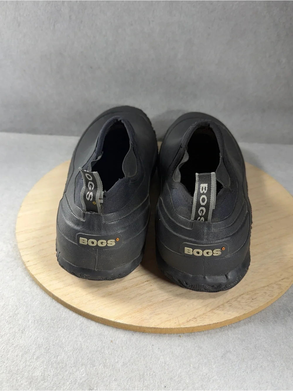 Bogs Urban Walker Black Waterproof Rubber Slip On Garden Shoes Men's Size 16
